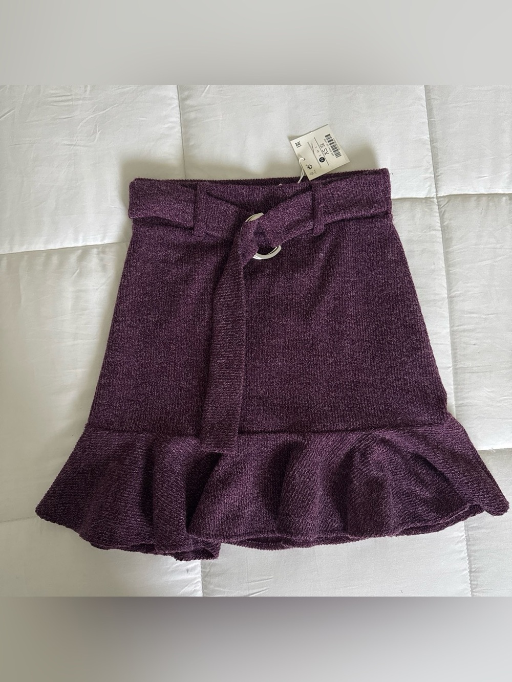 NWT Bershka purple ruffle skirt